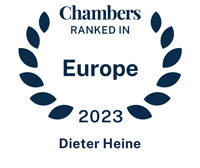 Chambers Europe 2021 ranked Dieter Heine in Dispute Resolution